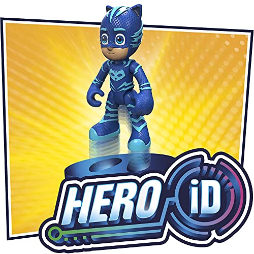 PJ Masks Set de Figuras de héroes y Villanos niños en Edad Preescolar, 7 Figuras de acción con 10 Accesorios, a Partir de 3 años