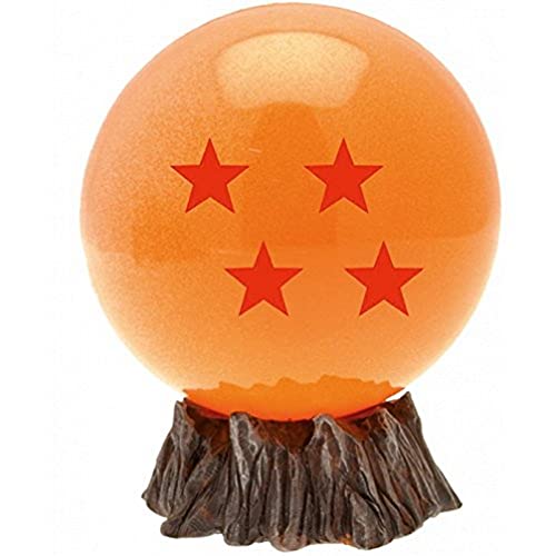 Plastoy Z Cristal Bola 4 Estrellas Mini Hucha 10 cm PVC Dragon Ball, Multicolor (PLY00080060)