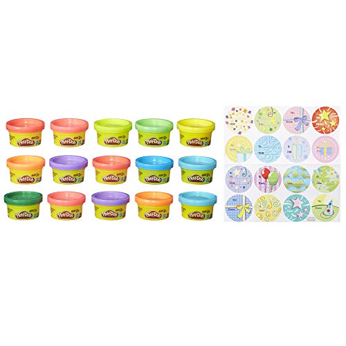 Play Doh Bolsa De 15 Mini Botes (Hasbro 18367EU5) , Color/Modelo Surtido