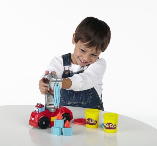 Play Doh - Camión de Bomberos, Juego Creativo (Hasbro A5418E24)