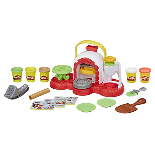 Play Doh-Cocina de Pizza, Multicolor, Talla Única Hasbro E4576EU4 , Color/Modelo Surtido