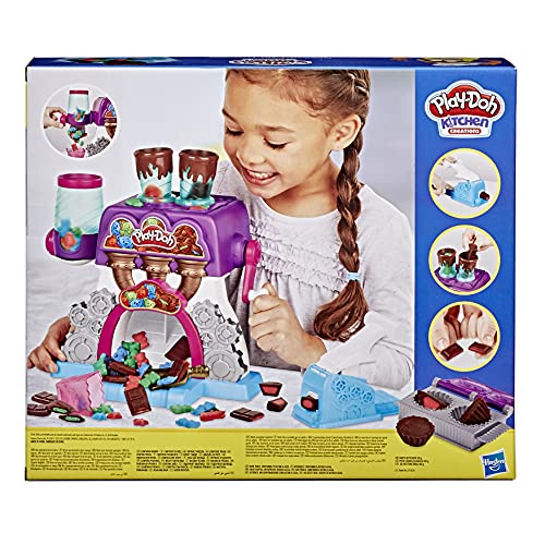 Play-Doh Kitchen Creations Candy Delight juego para niños de 3 años en adelante con 5 latas, tóxico (Hasbro 0)