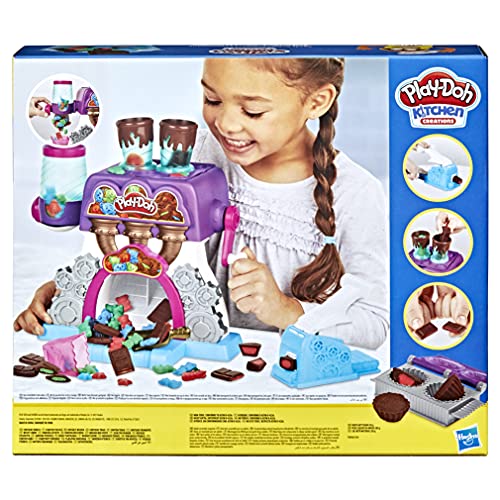 Play-Doh Kitchen Creations Candy Delight juego para niños de 3 años en adelante con 5 latas, tóxico (Hasbro 0)