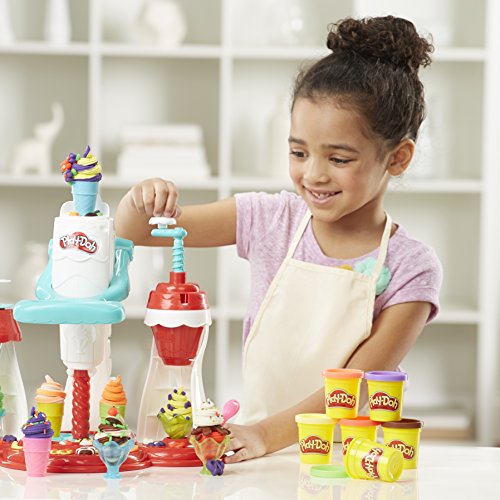 Play-Doh Máquina para hacer helados con 8 colores