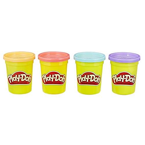 Play Doh - Pack 4 Botes Colores Dulces (Hasbro E4869ES0)