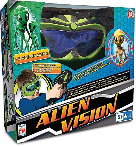 PLAY FUN BY IMC TOYS Alien Vision - Elimina los alientos con la máscara 3D y la pistola - Juego para niños mayores de 5 años