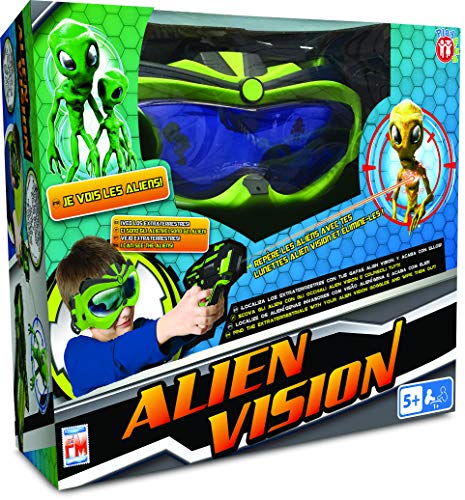 PLAY FUN BY IMC TOYS Alien Vision - Elimina los alientos con la máscara 3D y la pistola - Juego para niños mayores de 5 años