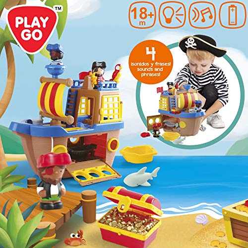 PlayGo - Barco pirata de juguete con luz y sonido playgo (46397)