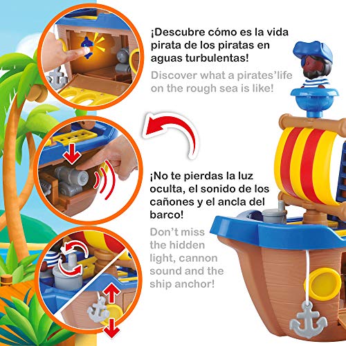 PlayGo - Barco pirata de juguete con luz y sonido playgo (46397)