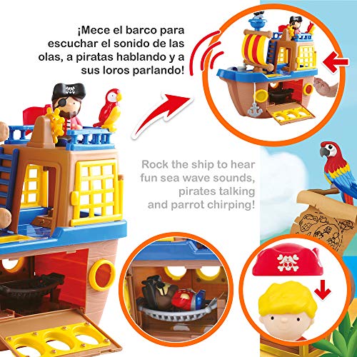 PlayGo - Barco pirata de juguete con luz y sonido playgo (46397)