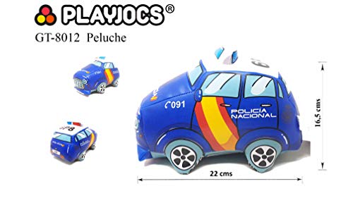 PLAYJOCS Coche Peluche Infantil Policía Nacional GT-8012