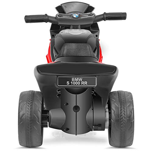 Playkin BMW S1000 RR - Moto electrica niños oficial 6V recargable triciclo infantil +18 meses juguetes infantiles correpasillos infantil coches de bateria