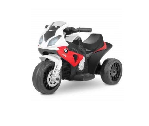 Playkin BMW S1000 RR - Moto electrica niños oficial 6V recargable triciclo infantil +18 meses juguetes infantiles correpasillos infantil coches de bateria