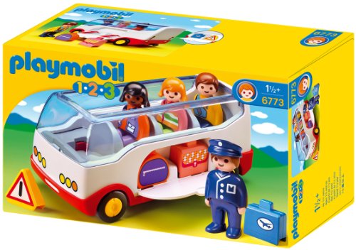 PLAYMOBIL 1.2.3 Autobús, A partir de 18 meses (6773)