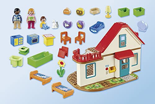 PLAYMOBIL 1.2.3 Casa, A partir de 18 meses (70129)