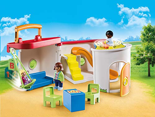 PLAYMOBIL 1.2.3 Guardería Maletín, A partir de 18 meses (70399)