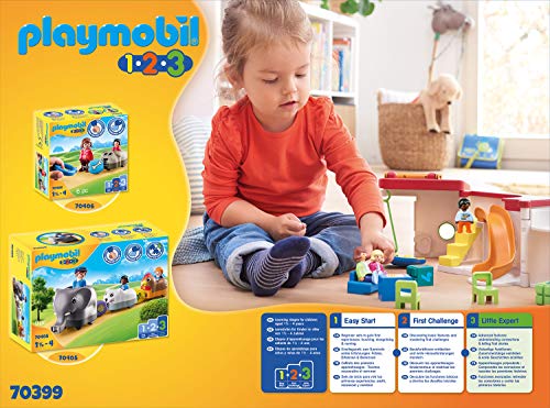 PLAYMOBIL 1.2.3 Guardería Maletín, A partir de 18 meses (70399)