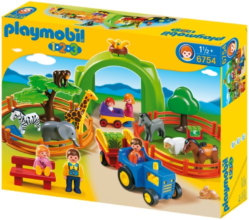 PLAYMOBIL - 1.2.3 Mi Primer Zoo (6754)