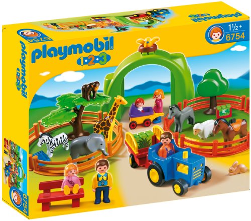 PLAYMOBIL - 1.2.3 Mi Primer Zoo (6754)