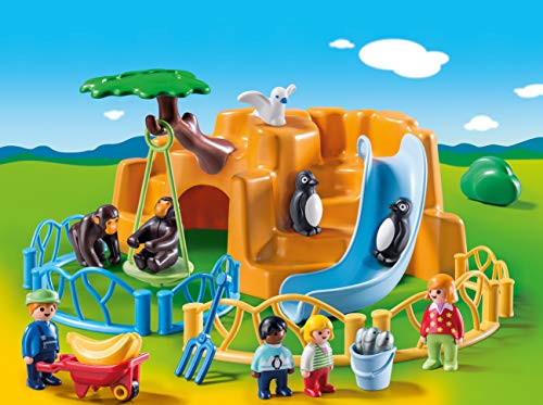 Playmobil- 1.2.3 Zoo Juguete, Multicolor (geobra Brandstätter 9377)