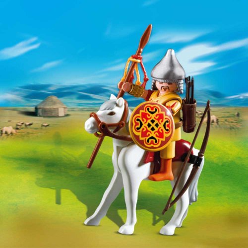 PLAYMOBIL 626075 - Huevo Guerrero Mongol Acaballo