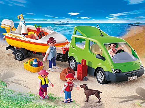 PLAYMOBIL 626667 - Vacaciones Coche Fam +Lancha