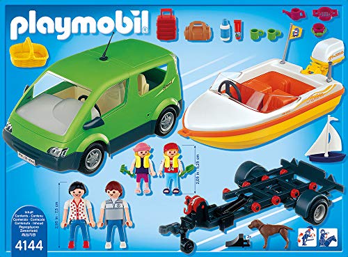 PLAYMOBIL 626667 - Vacaciones Coche Fam +Lancha