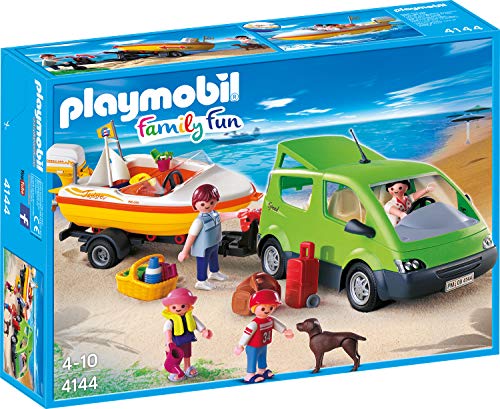 PLAYMOBIL 626667 - Vacaciones Coche Fam +Lancha