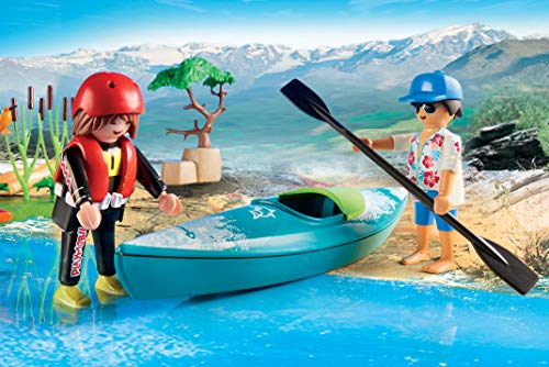 PLAYMOBIL-70035 StarterPack Aventura en Canoa, Multicolor (70035)