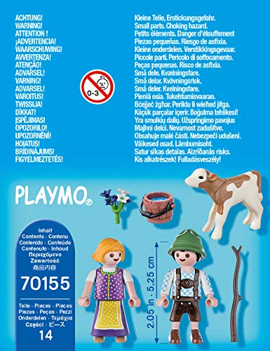 Playmobil 70155 Special Plus Niños con kälbchen, Multicolor