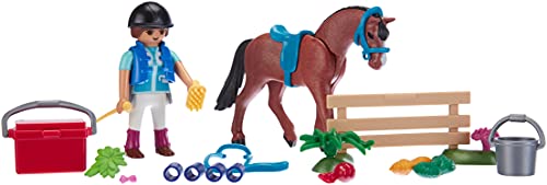 PLAYMOBIL 70294 Set Granja Caballos