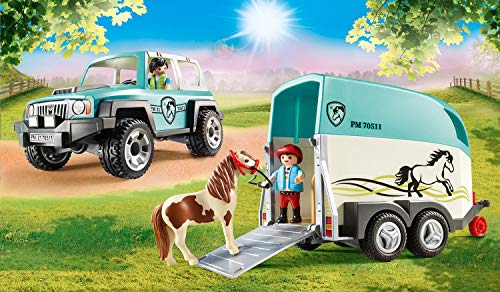 Playmobil 70511 Juguete Coche con Remolque