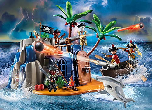 Playmobil 70556B Juguete Cueva del Tesoro Pirata