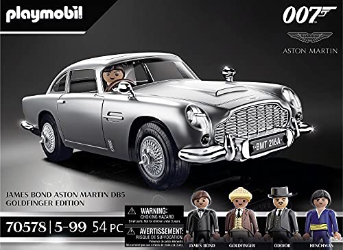 PLAYMOBIL 70578 James Bond Aston Martin DB5 - Edición Goldfinger, Para fans de James Bond, Coleccionistas y Niños de 5 a 99 años