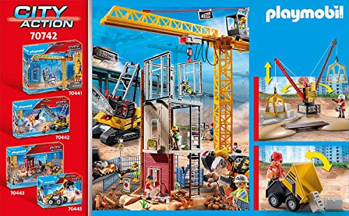 Playmobil 70742 Juguete Sitio de Construccion