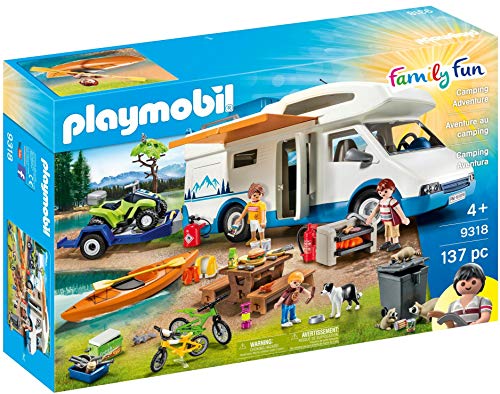 PLAYMOBIL 9318 - Family Fun Camping Aventura, a Partir de 4 Años