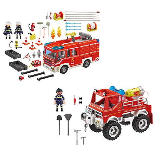 PLAYMOBIL 9464-66 Set 9 de Bomberos: 9464 + 9466