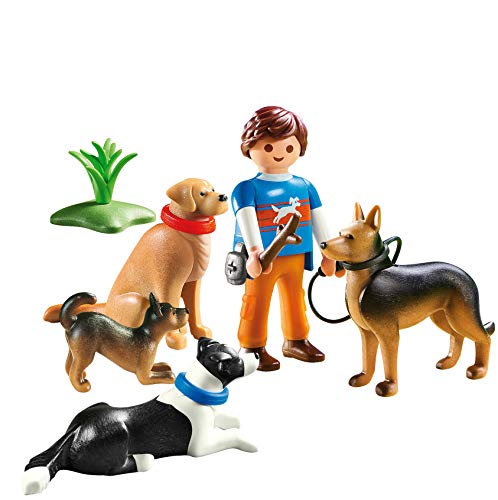 PLAYMOBIL- Adiestrador de Perros Juguete, Multicolor (geobra Brandstätter 9279)