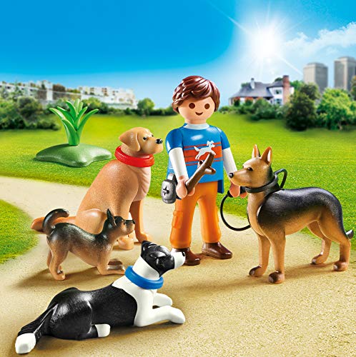 PLAYMOBIL- Adiestrador de Perros Juguete, Multicolor (geobra Brandstätter 9279)