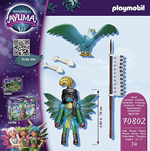 PLAYMOBIL Adventures of Ayuma 70802 Knight Fairy con animal del alma y accesorios, A partir de 7 años