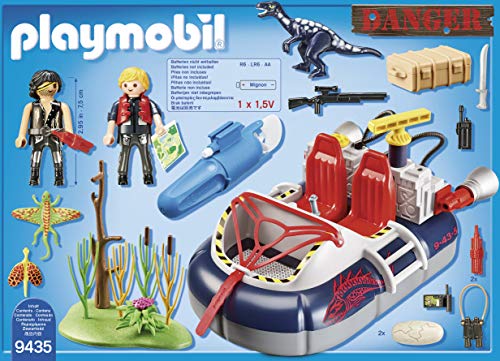 PLAYMOBIL- Aerodeslizador con Motor Submarino Juguete, Multicolor (geobra Brandstätter 9435)