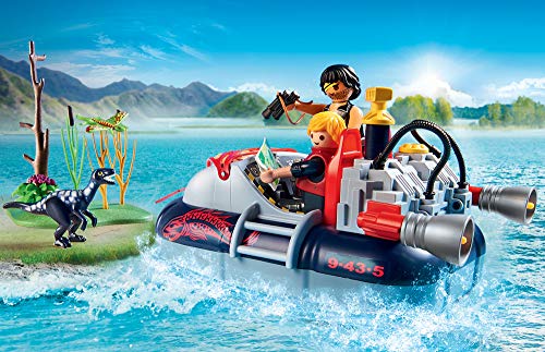 PLAYMOBIL- Aerodeslizador con Motor Submarino Juguete, Multicolor (geobra Brandstätter 9435)