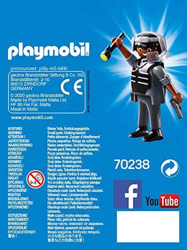 PLAYMOBIL- Agente Fuerzas Especiales (70238), Multicolor