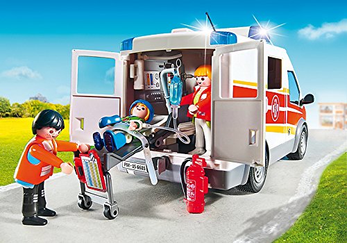 Playmobil - Ambulancia con luces y sonido (66850)