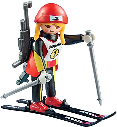 PLAYMOBIL- Atleta Femenina, Multicolor, única (9287)