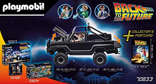 PLAYMOBIL Back to the Future 70633 Camioneta Pick-up de Marty, A partir de 5 años