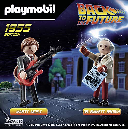 PLAYMOBIL Back to the Future Back to the Future Marty Mcfly y Dr. Emmett Brown, A partir de 6 años (70459)