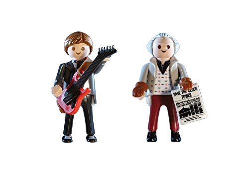 PLAYMOBIL Back to the Future Back to the Future Marty Mcfly y Dr. Emmett Brown, A partir de 6 años (70459)