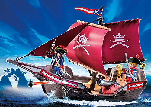 PLAYMOBIL - Barco Patrulla de Soldados (66810)