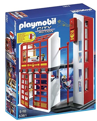 PLAYMOBIL Bomberos - Estación con Alarma, playset (5361)